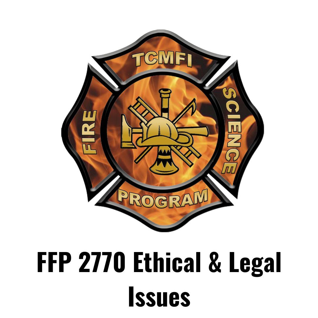 FFP 2770 Ethical &amp; Legal Issues (ONLINE)