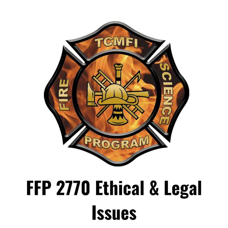 FFP 2770 Ethical &amp; Legal Issues (ONLINE)