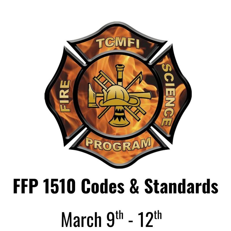 FFP 1510 Codes and Standards (In Person) March 9th - 12th