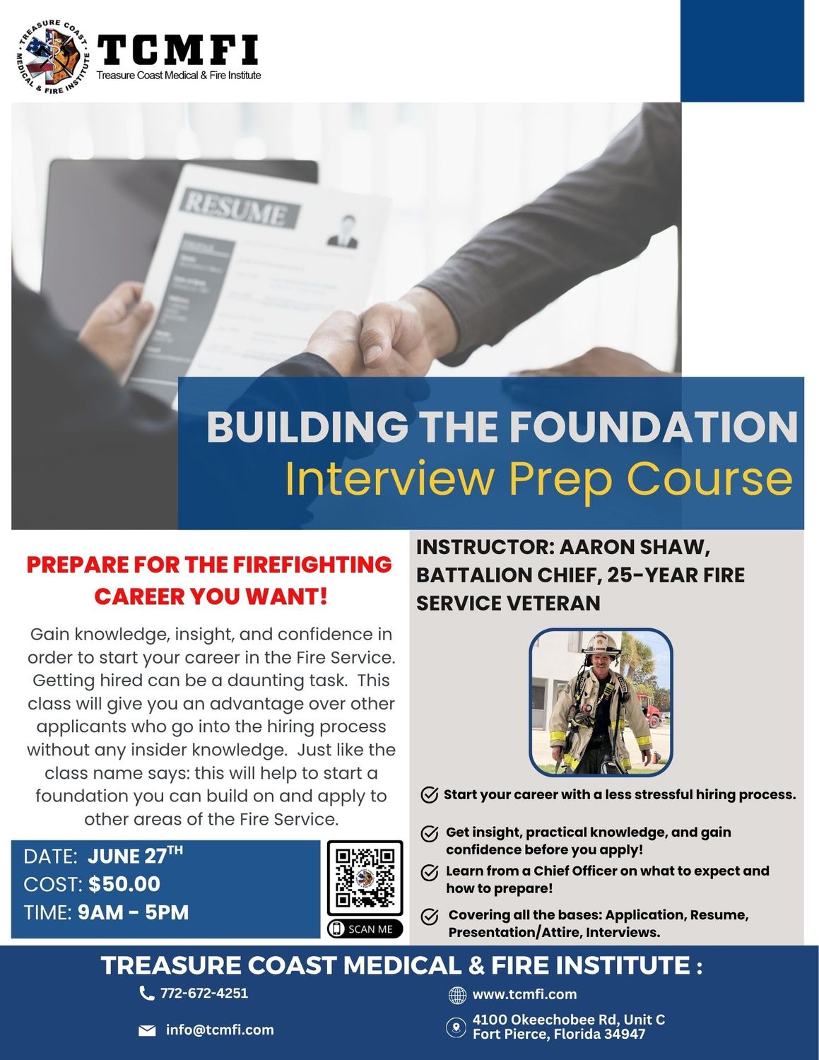 Building the Foundation - Interview Prep Course June 27th 9am-5pm