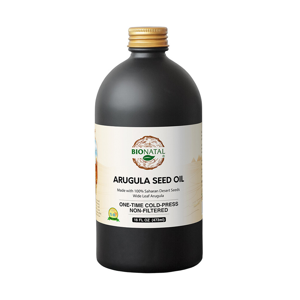 Egyptian desert Wide Leaf Arugula Seed Oil 16oz (GLASS) Egyptian desert Wide Leaf Arugula Seed Oil 16oz (GLASS)