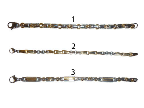 Pulseras en acero inoxidable gucci