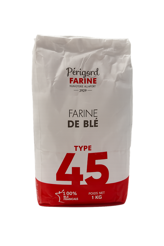 Farine de blé T45 – Sachet de 1 kg