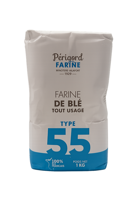 Farine de blé T55 – Sachet de 1 kg