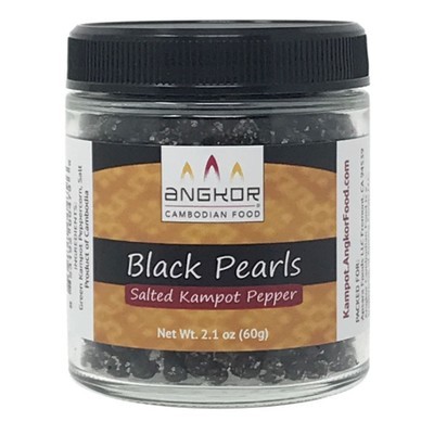 Black Pearls (Salted Fresh Kampot Pepper) - 2.1 oz