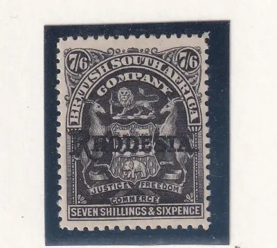 1909 B.S.A Overprinted "RHODESIA." - 7´6Sh´P. UMM (**) 1909 B.S.A Overprinted "RHODESIA." - 7´6Sh´P. UMM (**)