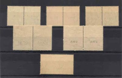 South West Africa 1942-42, Large war effort. Condition: UMM.