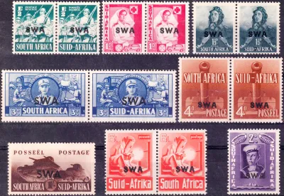 South West Africa 1942-42, Large war effort. Condition: UMM. South West Africa 1942-42, Large war effort. Condition: UMM.