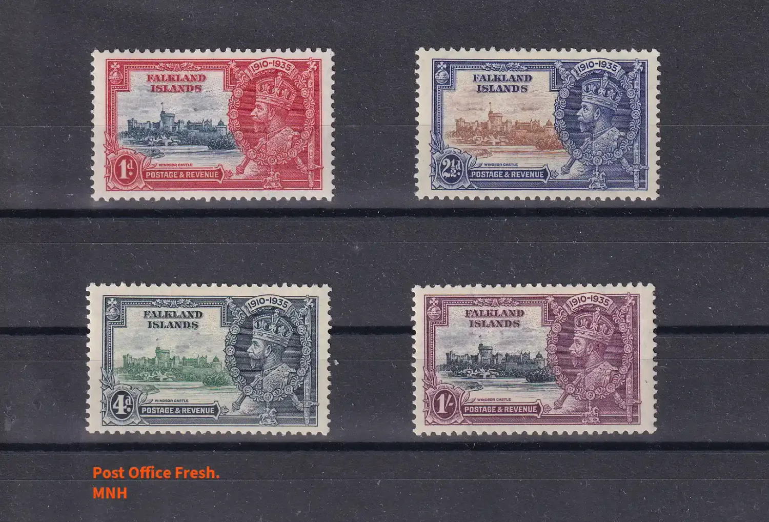 Falkland Islands 1935. The 25th Anniversary of the Coronation of King George V. MNH