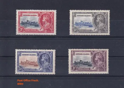 Leeward Islands 1935 The 25th Anniversary of the Reign of King George V. MNH