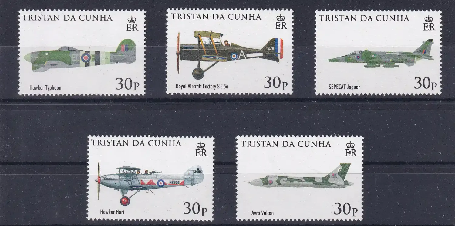 Tristan da Cunha 2008 The 90th Anniversary of the RAF - Royal Air Force. UMM