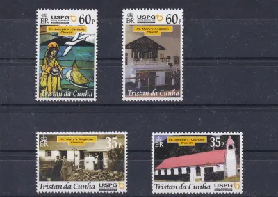 Tristan da Cunha 2001 Christmas - The 300th Anniversary of the Arrival of the First U.S.P.G. Missionary on Tristan da Cunha. UMM Tristan da Cunha 2001 Christmas - The 300th Anniversary of the Arrival of the First U.S.P.G. Missionary on Tristan da Cunha. UMM