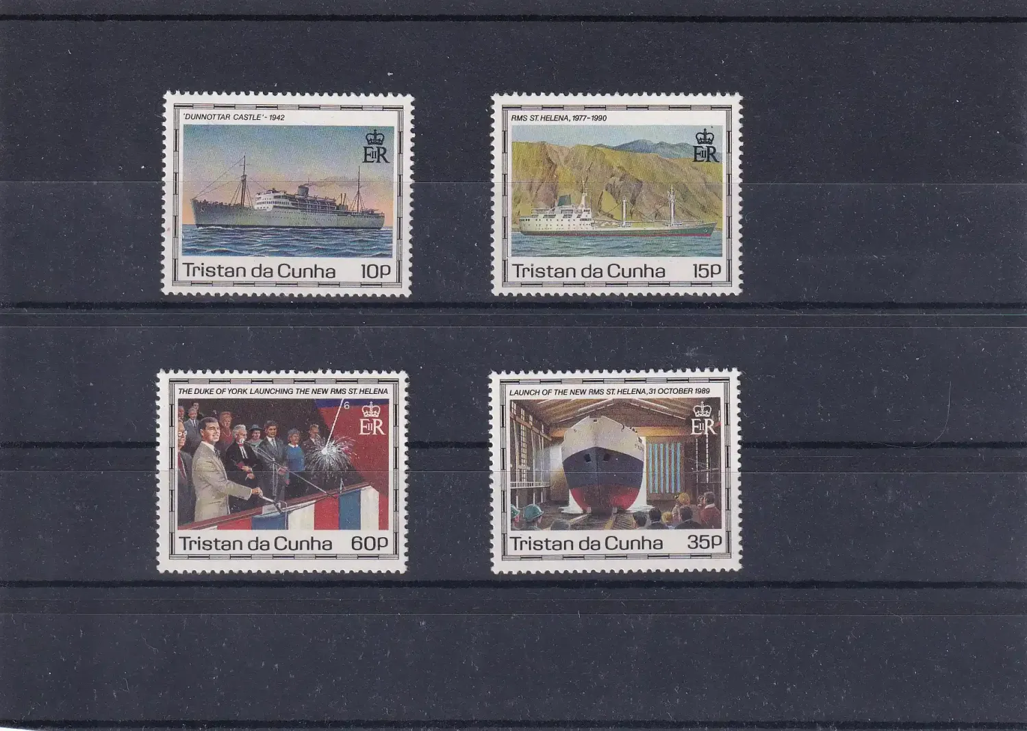 Tristan da Cunha 1990 Maiden Voyage of "St. Helena II". UMM