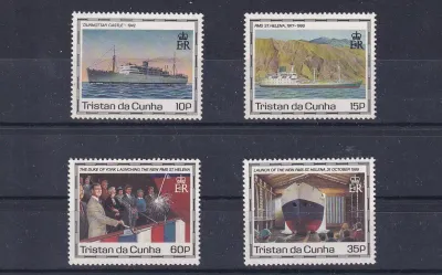 Tristan da Cunha 1990 Maiden Voyage of "St. Helena II". UMM