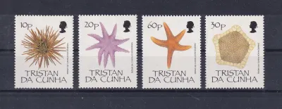 Tristan da Cunha 1990 Echinoderms/Starfish. UMM