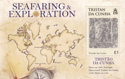 Tristan da Cunha 2009 Seafaring and Exploration Sheet. UMM