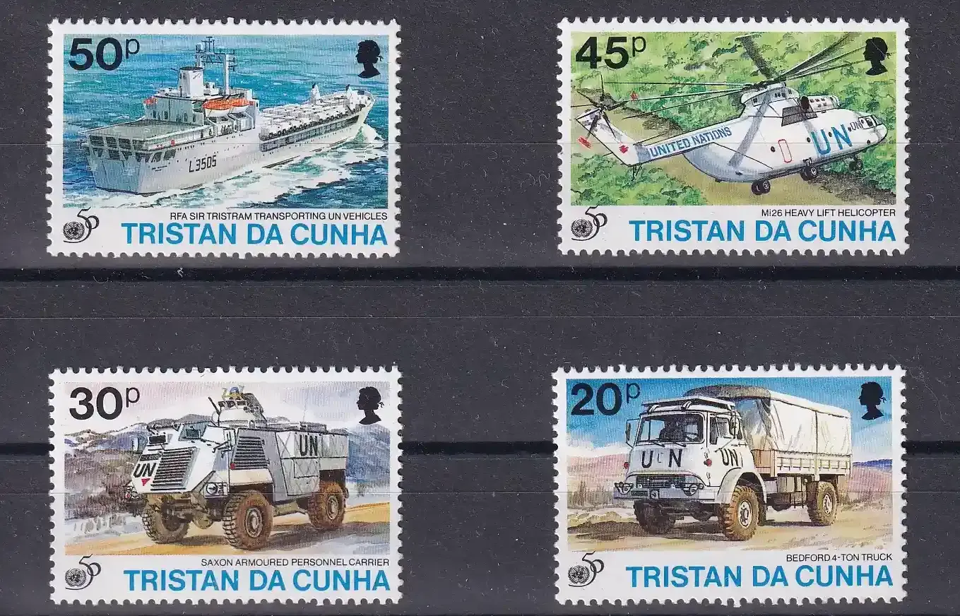 Tristan da Cunha 1995 The 50th Anniversary of the United Nations. UMM