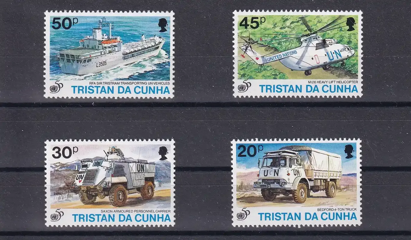 Tristan da Cunha 1995 The 50th Anniversary of the United Nations. UMM