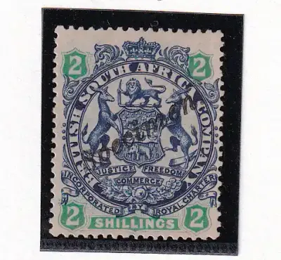 1896 B.S.A Coat of Arms. 2p - Specimen, MM 1896 B.S.A Coat of Arms. 2p - Specimen, MM