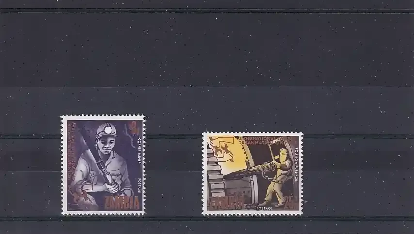 Zambia 1969 The 50th Anniversary of the ILO. UMM