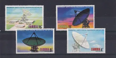 Zambia 1974 Inauguration of the Mwembeshi Earth Station. UMM