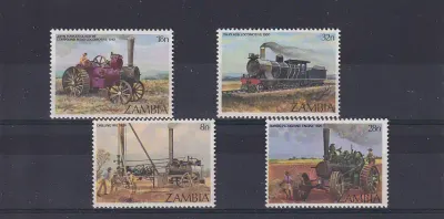 Zambia 1983 Steam Engines/Trains. UMM