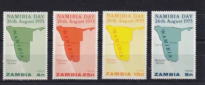 Zambia 1975 Namibia Day. UMM