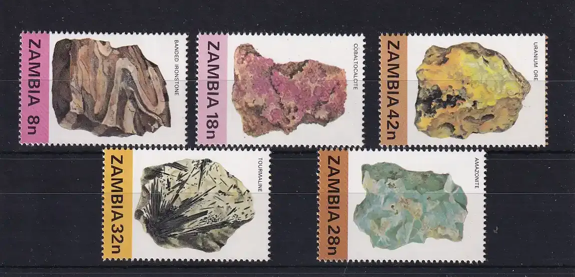 Zambia 1982 Minerals/Geology. UMM