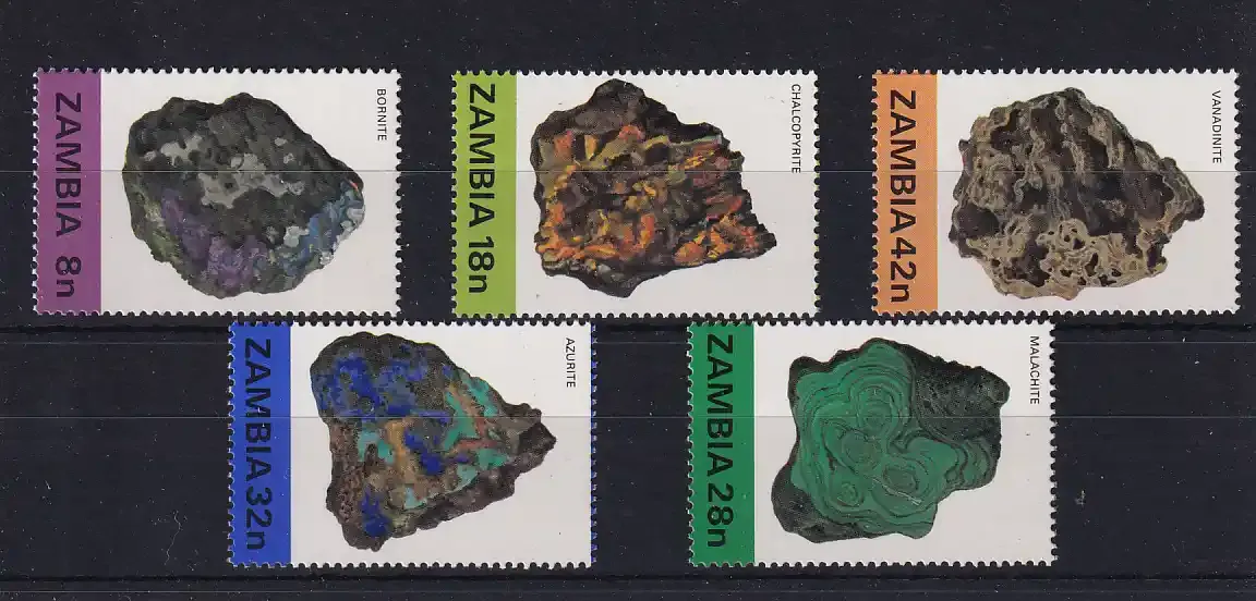 Zambia 1982 Minerals/Geology II. UMM