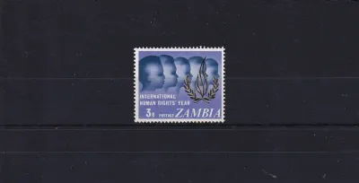 Zambia 1968 International Human Rights Year. UMM