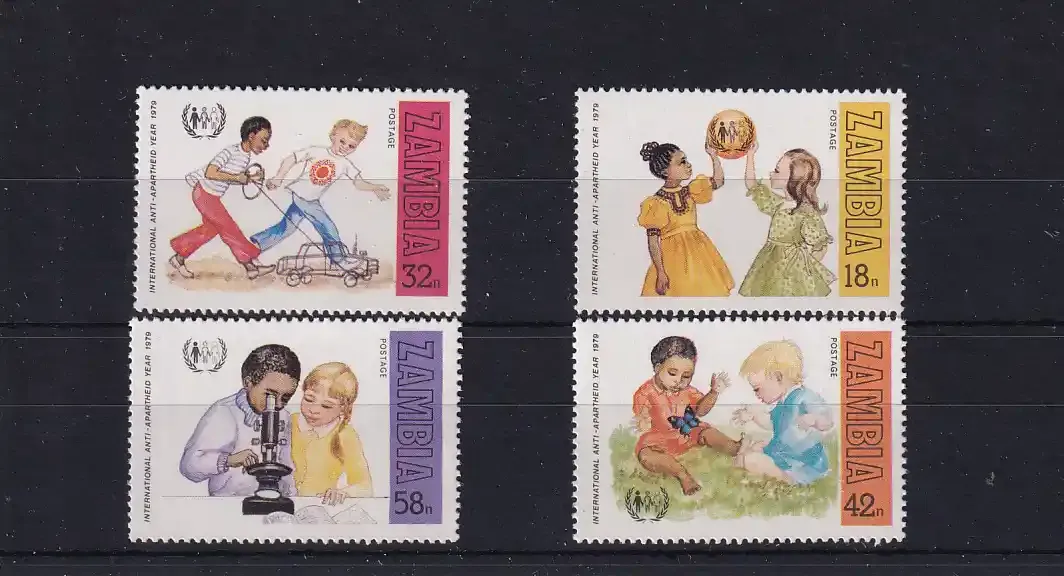 Zambia 1979 Anti Apartheid Year. UMM