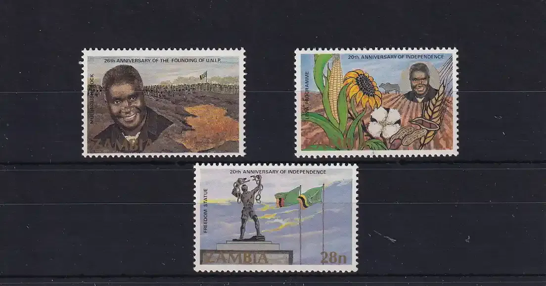 Zambia 1984 The 26th Anniversary of the United National Independence Party - UNIP. UMM