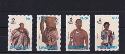 Swaziland 1997 Traditional Costumes. UMM