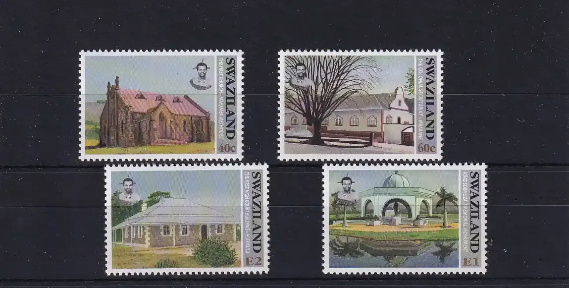 Swaziland 1996 Historic Monuments. UMM