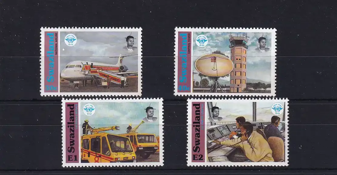 Swaziland 1994. The 50th Anniversary of International Civil Aviation Organization. UMM