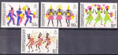 Montserrat 1983 Christmas (4v). MNH(**) Montserrat 1983 Christmas (4v). MNH(**)