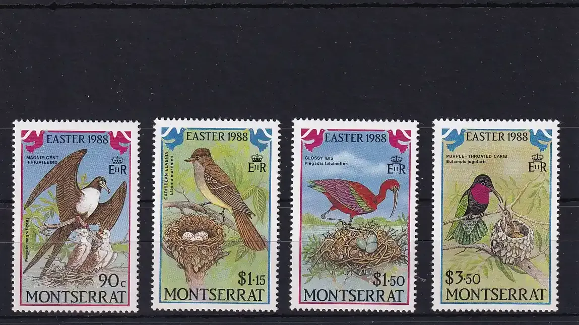Montserrat 1988 Easter - Birds. UMM