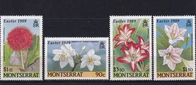 Montserrat 1989 Easter - Flowers. UMM