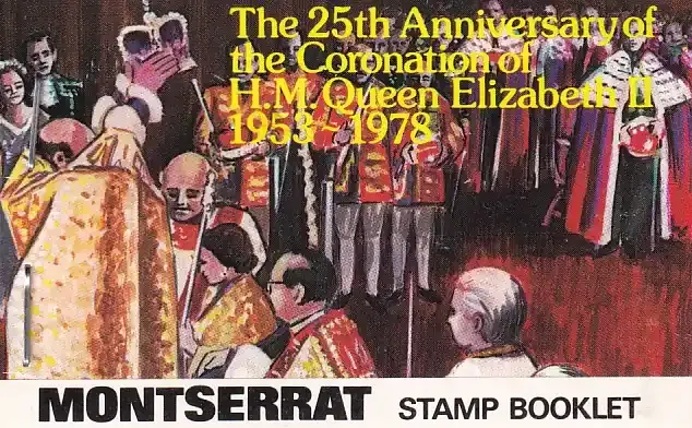 Montserrat QEII STAMP BOOKLET MNH 1978 CORONATION 25TH ANNIVERSARY. UMM