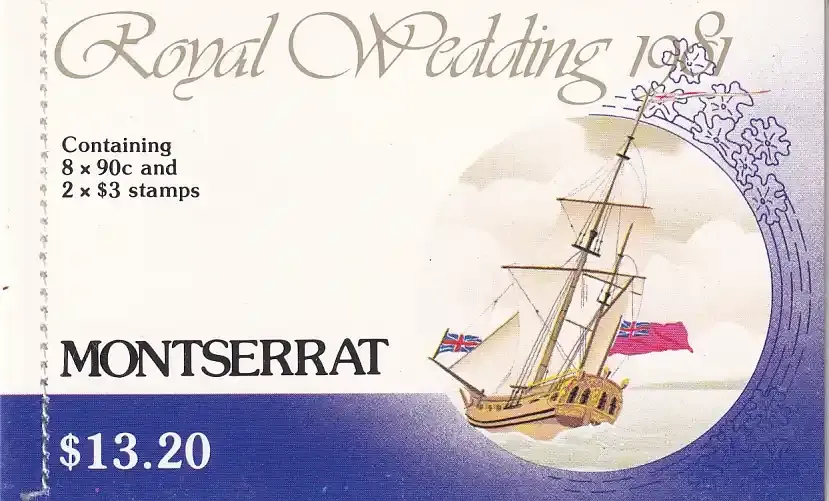 Montserrat, 1981 souvenir booklet of the Royal Wedding. UMM