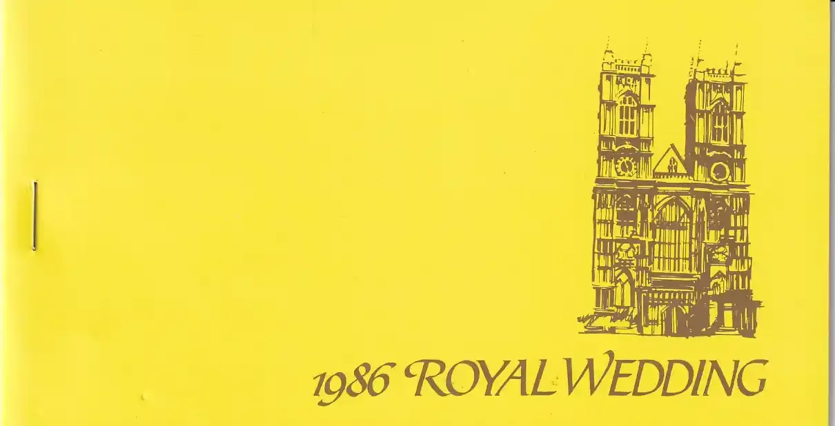 Montserrat 1986 Royal Wedding Prince Andrew &amp; Sarah Stamp Booklet. UMM