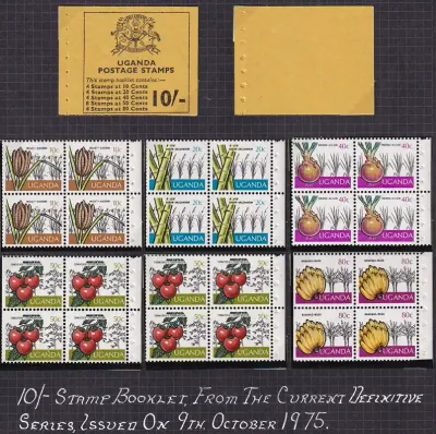 Uganda 1975  10/- Booklet/Crops. UMM