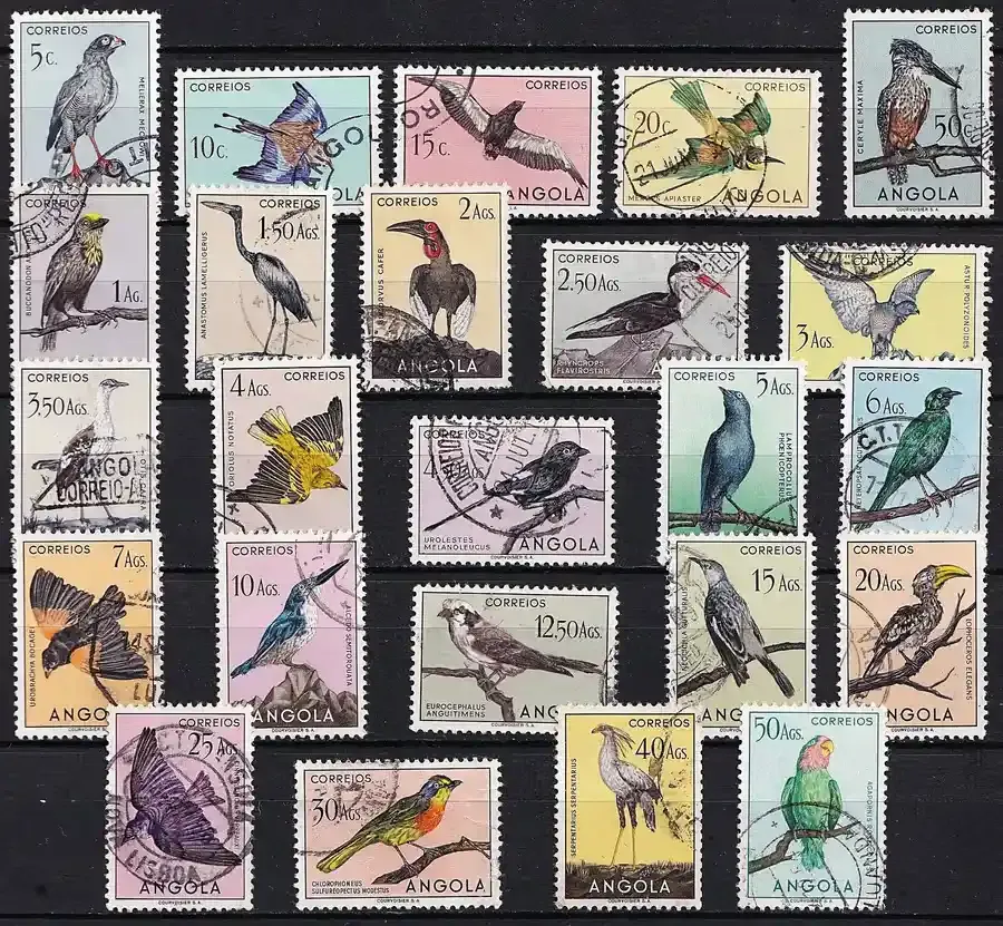 Angola 1951 Birds (Complete Set). VFU