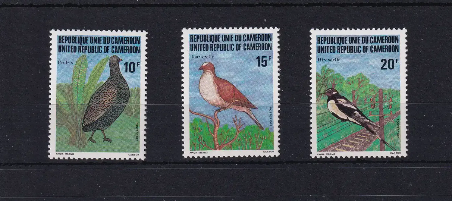 Cameroon 1982 Birds. UMM