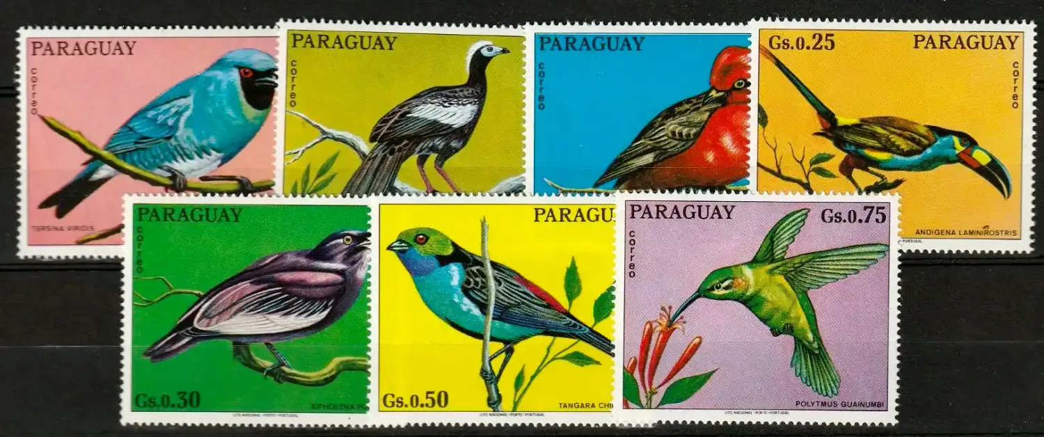 Paraguay 1973 Birds. MNH