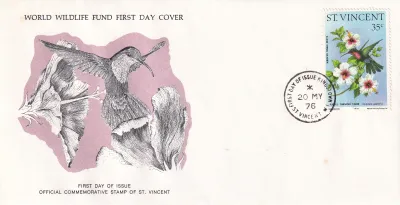 WWF 1974-1977 Wildlife First Day Cover