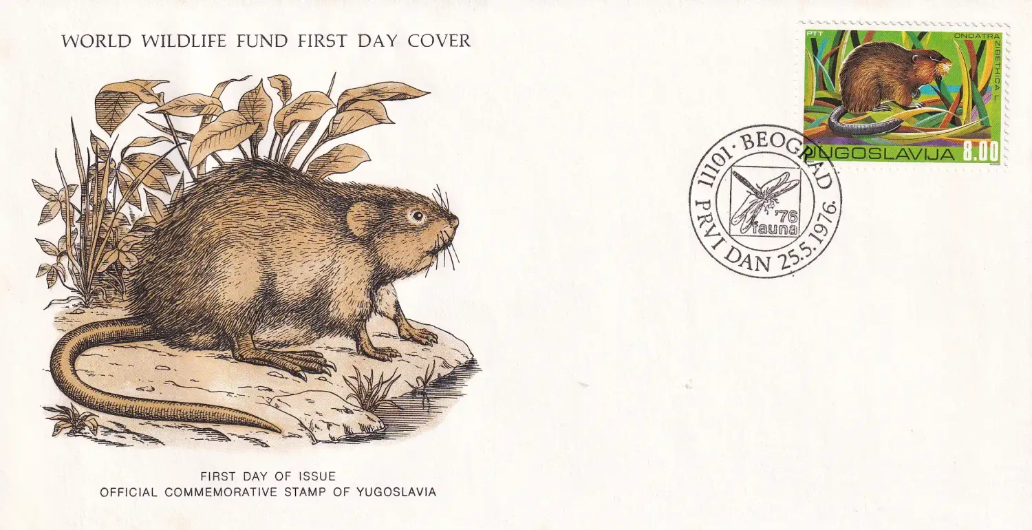 WWF 1974-1977 Wildlife First Day Cover