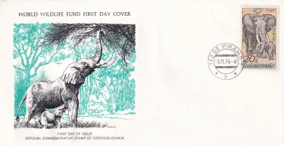 WWF 1974-1977 Wildlife First Day Cover