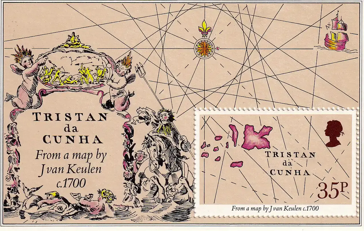 Tristan da Cunha 1981 The 100th Anniversary of Reverend Edwin Dodgson's Arrival on Tristan da Cunha. MNH
