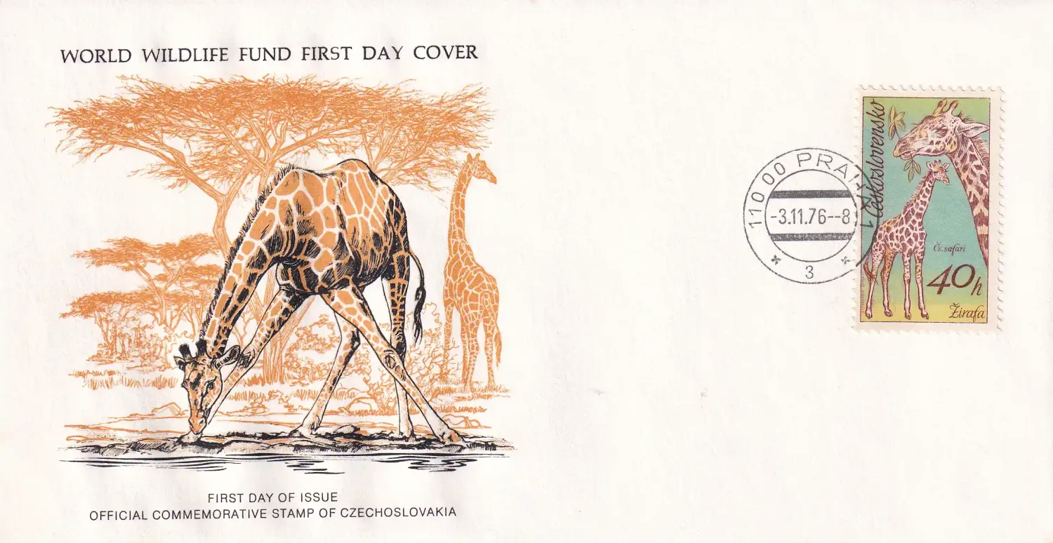 WWF 1974-1977 Wildlife First Day Cover